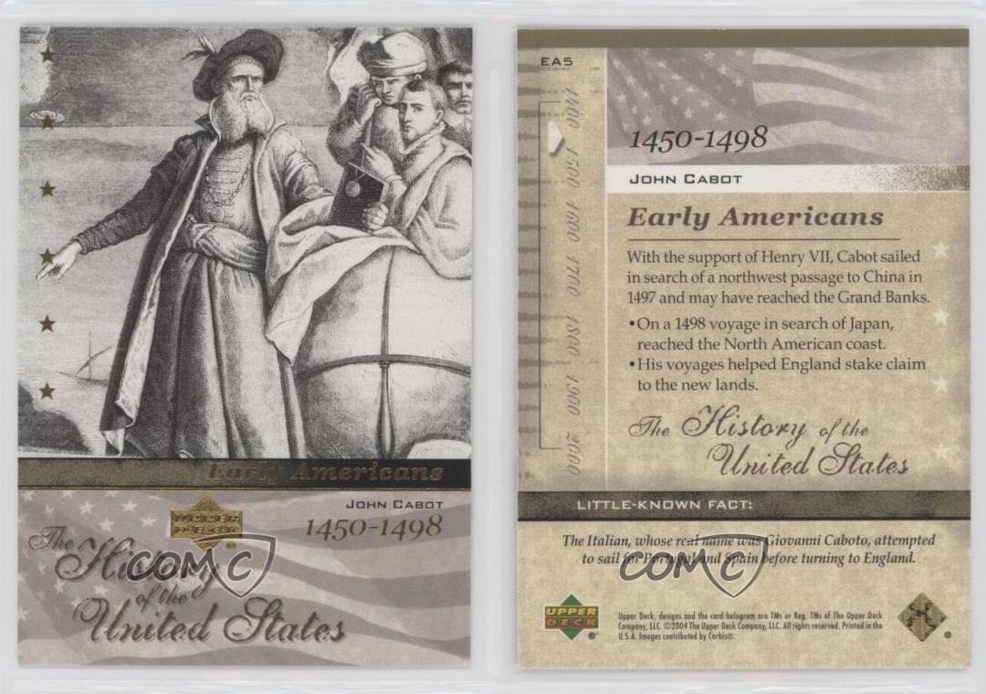 History of the United States Complete 10 Card Into the West Set 2004