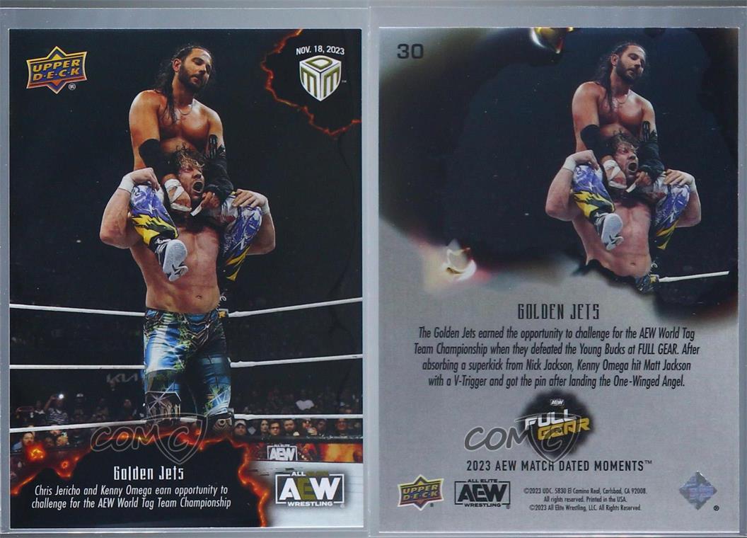 2023 Upper Deck AEW Match Dated Moments Full Gear #30