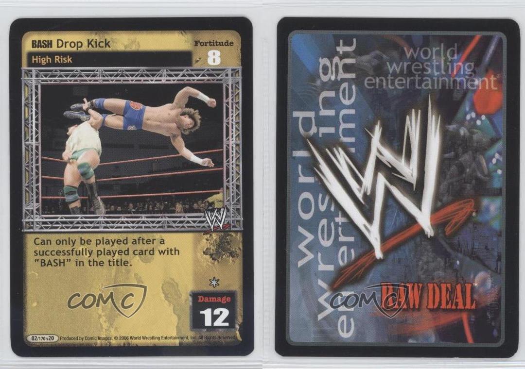 Jeu de cartes à collectionner WWE Raw Deal 2006 extension 20 : Great American Bash Drop remise Kick