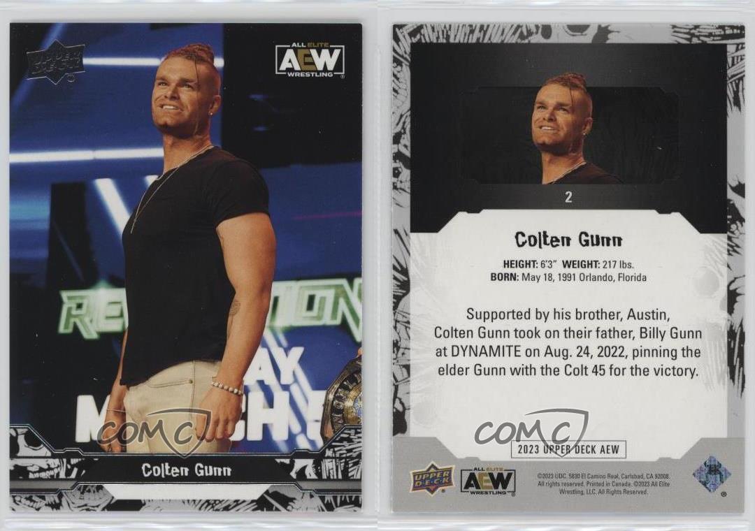 2023 Upper Deck AEW All Elite Wrestling Colten Gunn #2