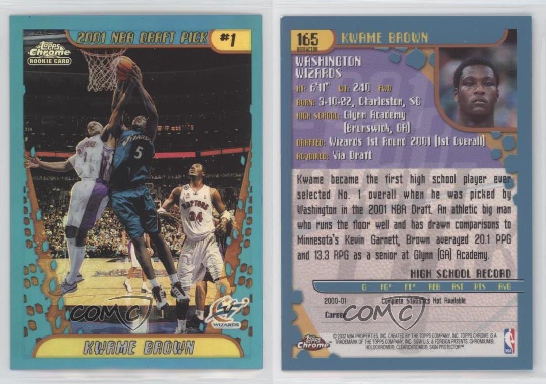 On This Day: Kwame Brown becomes first high school player chosen No. 1