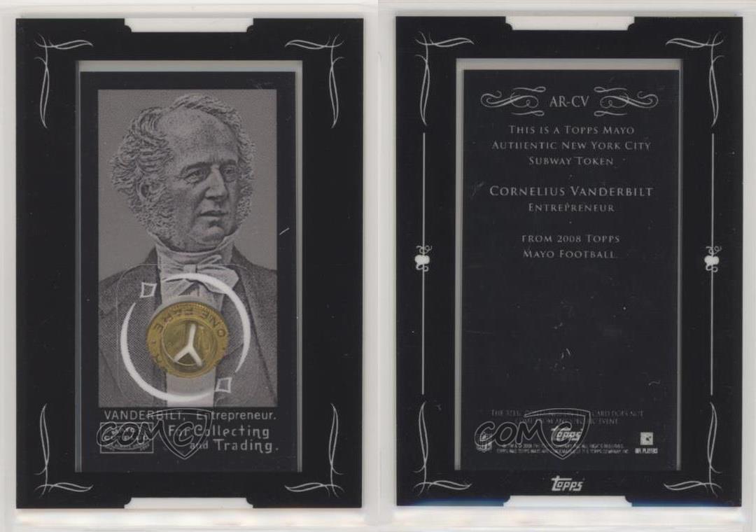2008 Topps Mayo Mini Framed Americana Relics Cornelius Vanderbilt #AR-CV - Picture 3 of 3