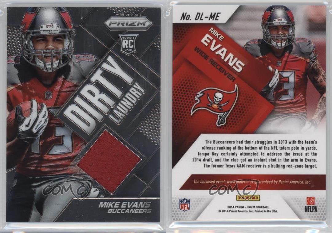 2014 Panini Prizm Dirty Laundry Mike Evans #DL-ME Rookie | eBay
