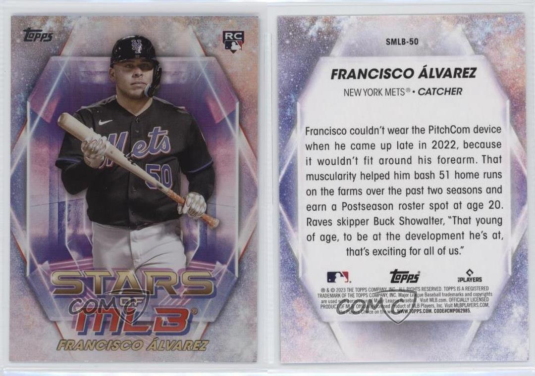 2023 Topps Francisco Alvarez Rookie #SMLB-50 Stars Of MLB RC New York Mets