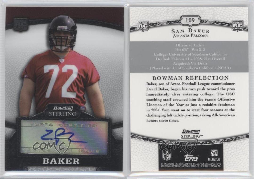Voiture Bowman Sterling Sam Baker officiel #109 2008