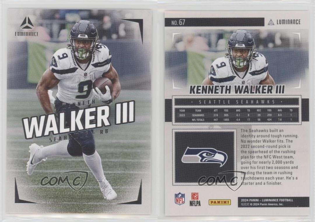 Panini Luminance Kenneth Walker III #67 2024 - Imagen 3 de 4
