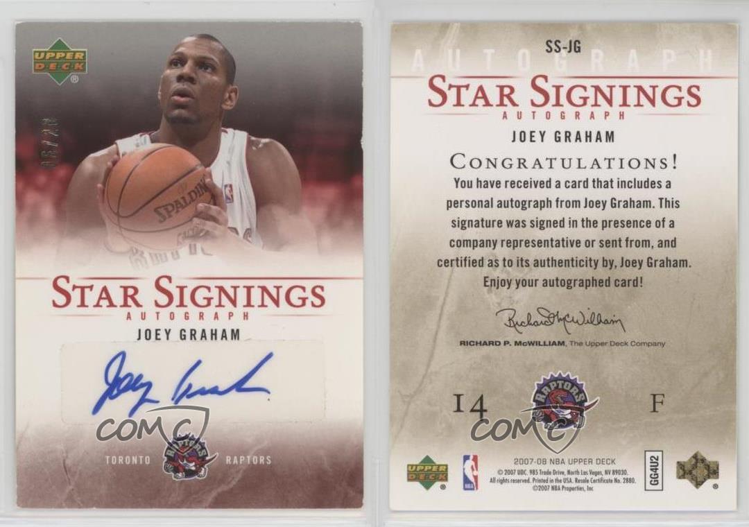 COREY MAGGETTE 2007-08 UPPER DECK STAR SIGNINGS AUTO