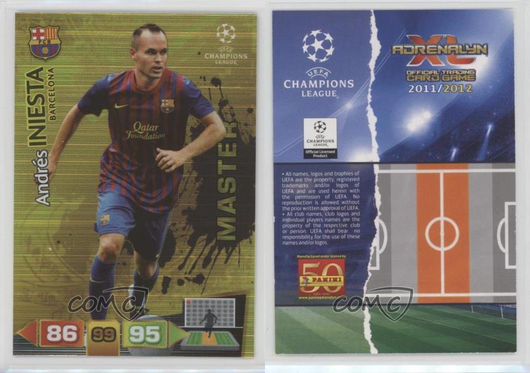 panini adrenalyn champions league 2011/12 choose your master 