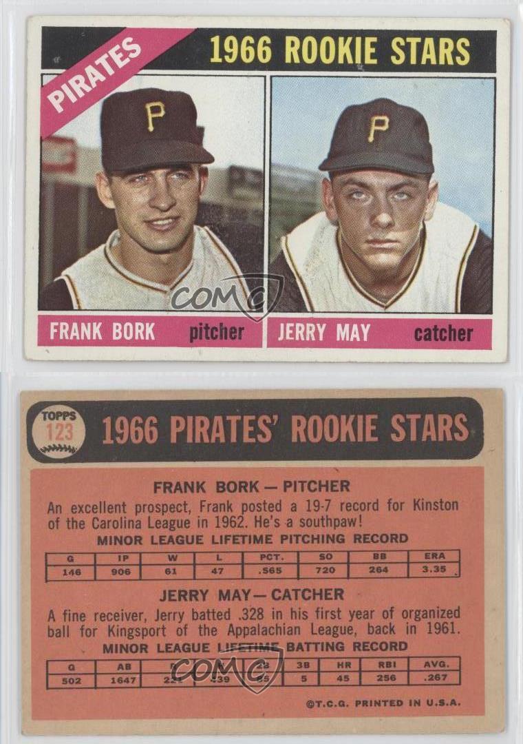1966 Topps 1966 Rookie Stars Frank vente Bork Jerry May #123