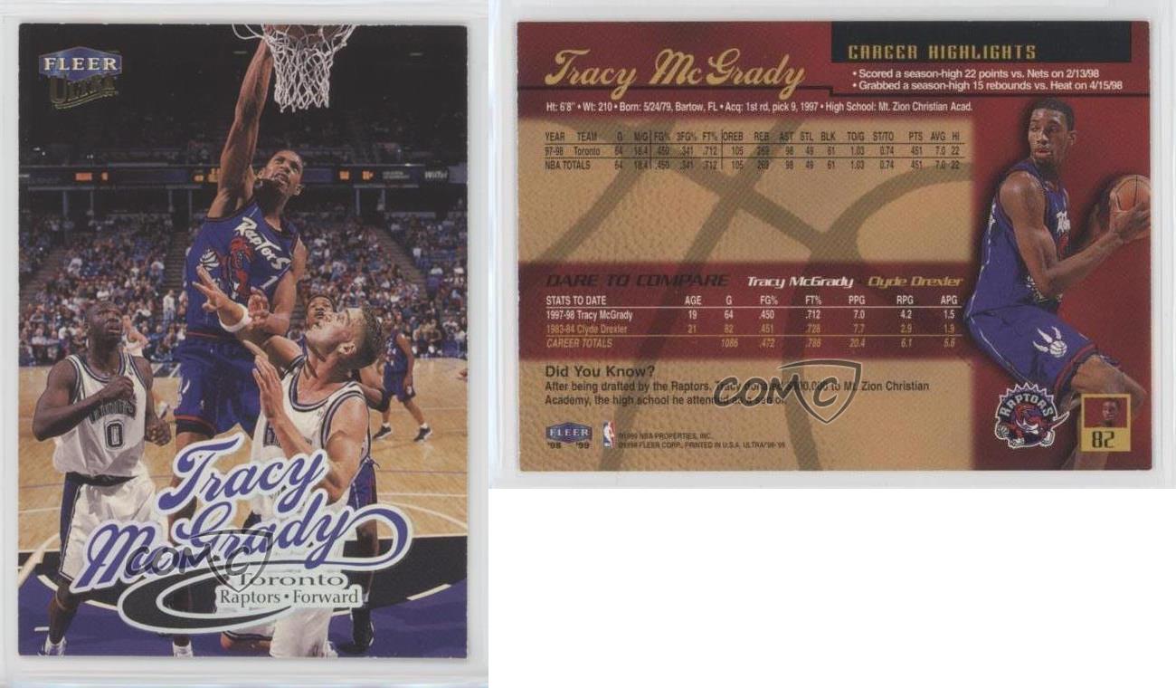 Tracy McGrady #82 Prices, 1998 Ultra
