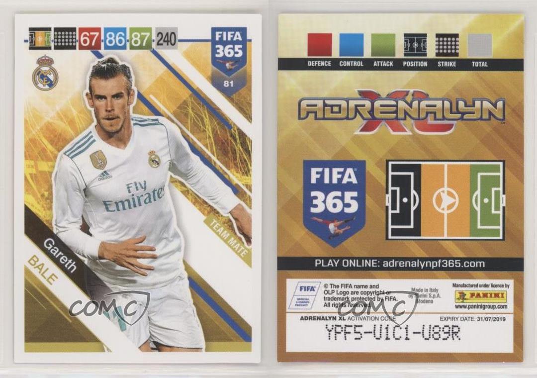 Panini Adrenalyn XL FIFA 365 2018 Karten Real Madrid Team Mate aussuchen 