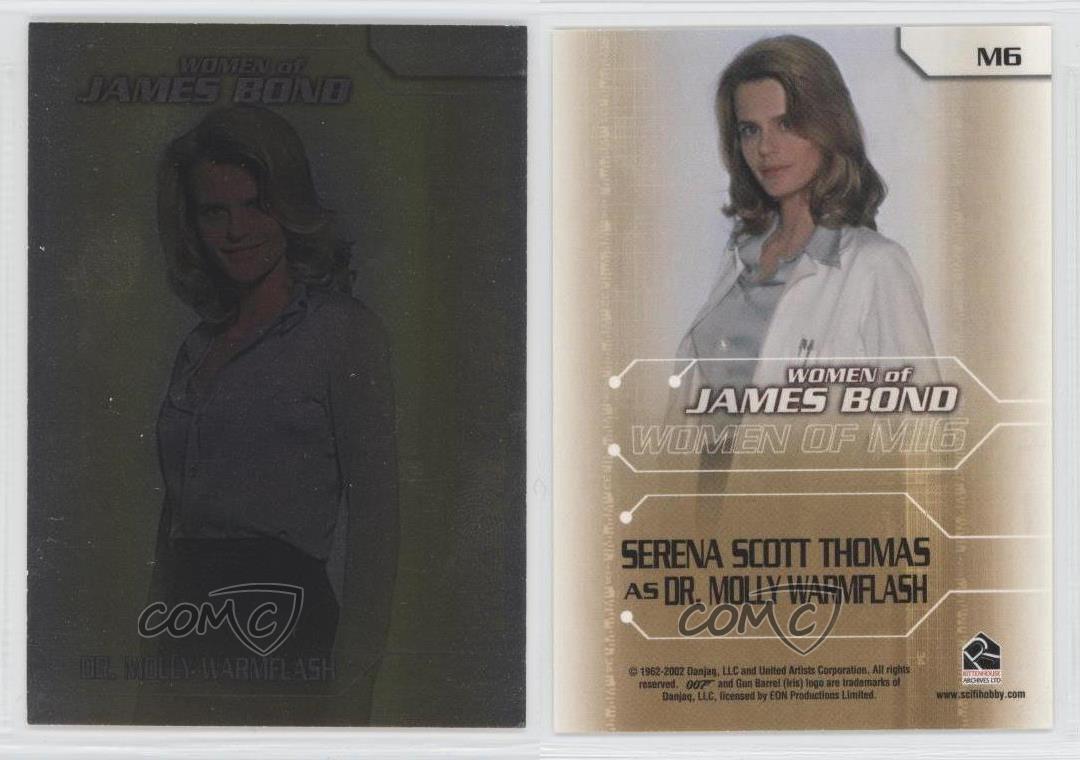 2003 6 Card /"Women Of MI6/" Chase Set M1-M6 The Women Of James Bond In Motion