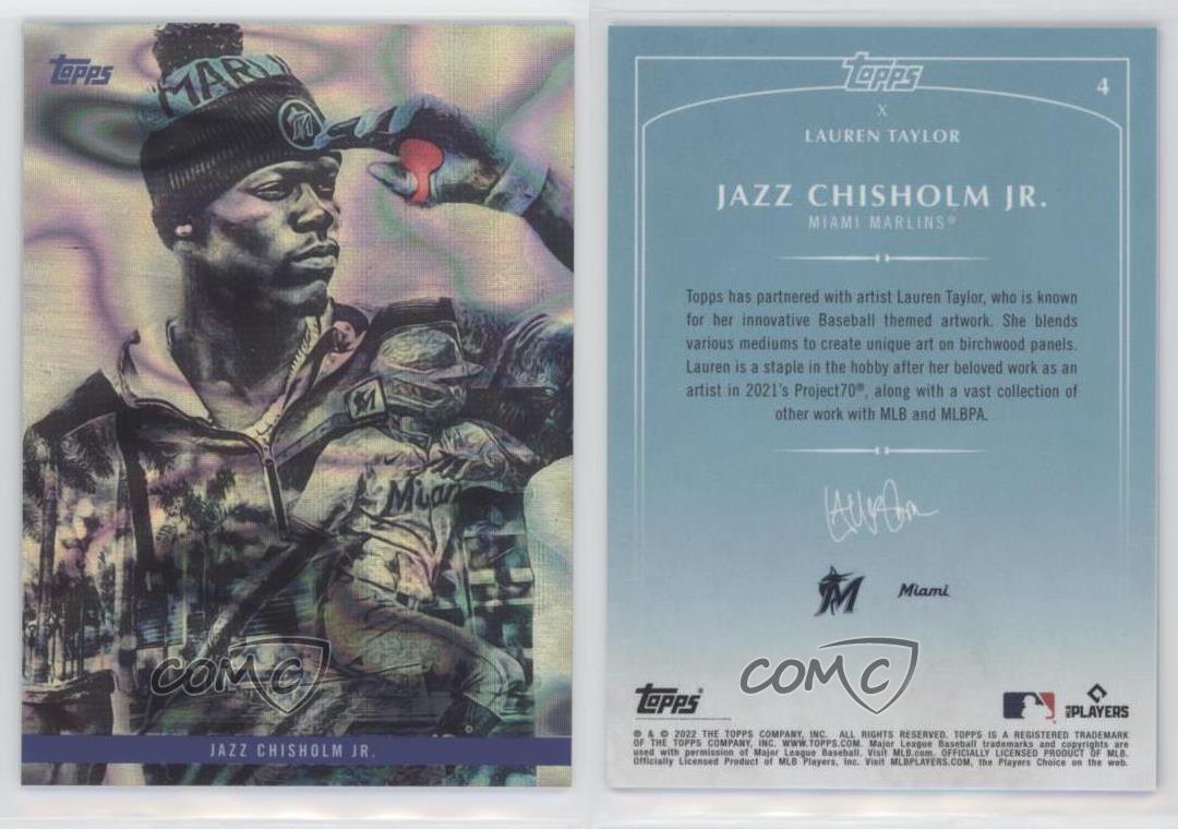 Lauren Taylor x Topps - Artist Autographed Ken Griffey Jr. Base Card