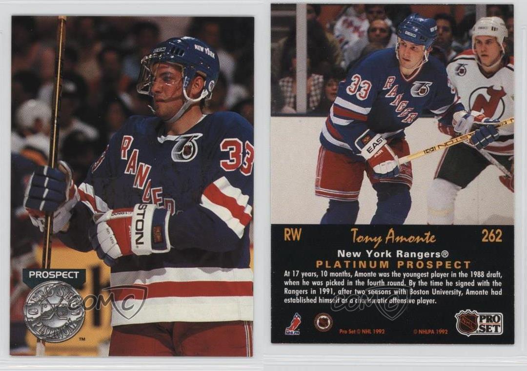 Sold at Auction: Group of 4 Tony Amonte Signed Hockey Cards
