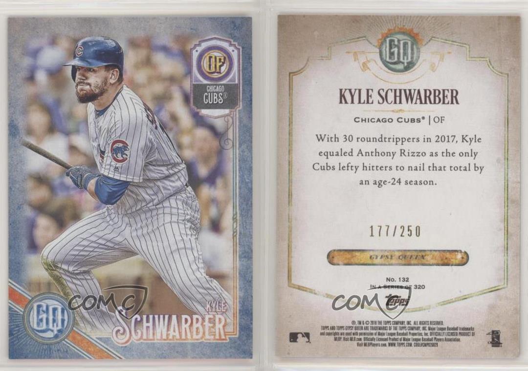 2018 Topps Gypsy Queen Indigo / 250 ventes exceptionnelles Kyle Schwarber #132