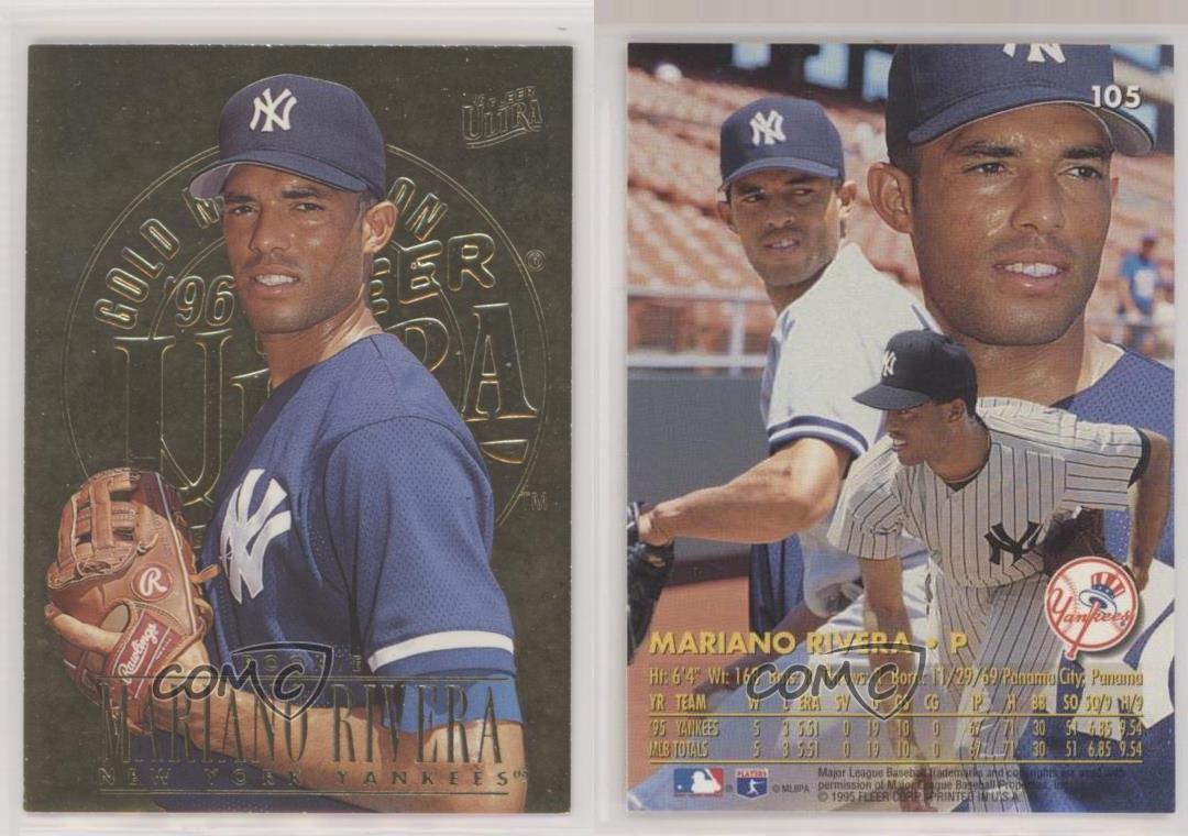 Mariano Rivera Rookie Card 1996 Ultra Gold Medallion #105