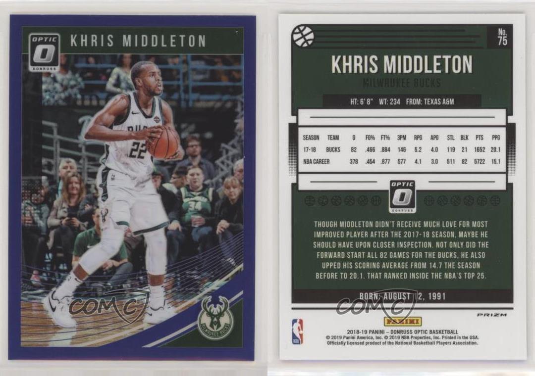 khris middleton autograph