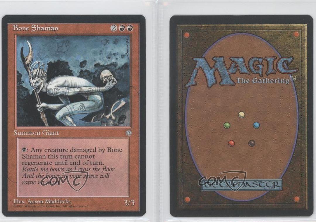 4x Bone Shaman MTG Ice Age NM Magic Regular