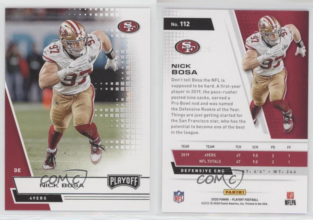 2020 Playoff Nick Bosa San Francisco 49ers #112