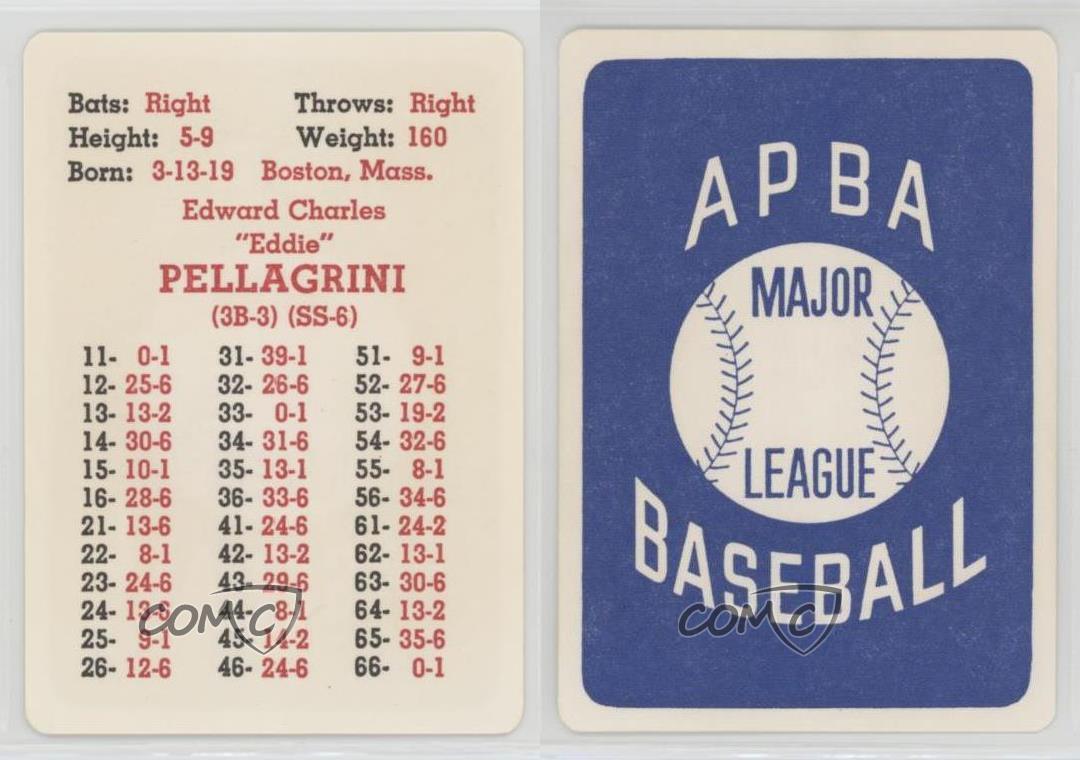 1954 apba baseball 1954 apba baseball