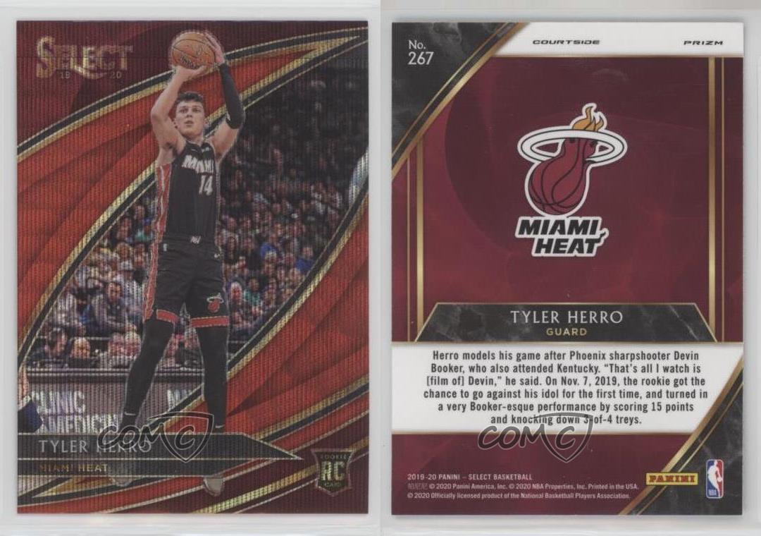 Tyler Herro 2019 Select Courtside Tmall Red Wave #267 Price Guide