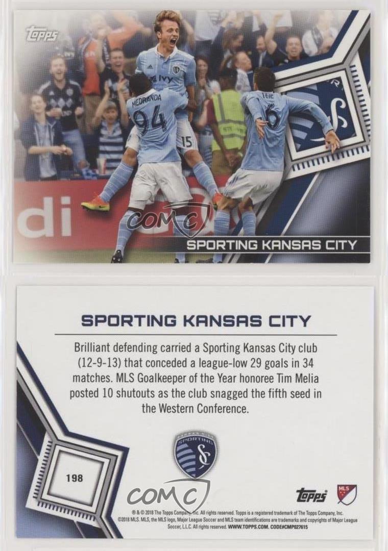 Sporting KC Kansas City 2018 Topps MLS Factory Sealed 9 Card Team Set Zusi plus 