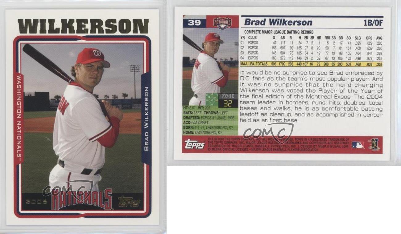 Lot Detail - 2005 Brad Wilkerson Washington Nationals Game-Used