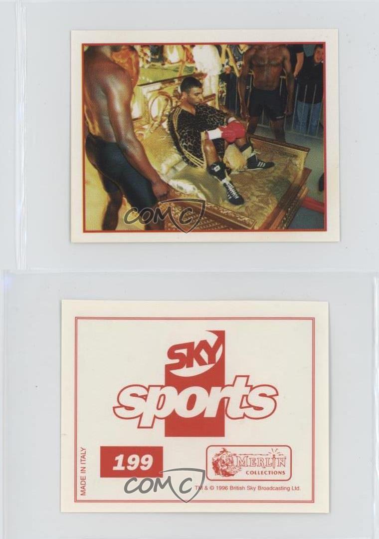 1996 Merlin Sky Sports Album Stickers Naseem Hamed #199 - Picture 4 of 4