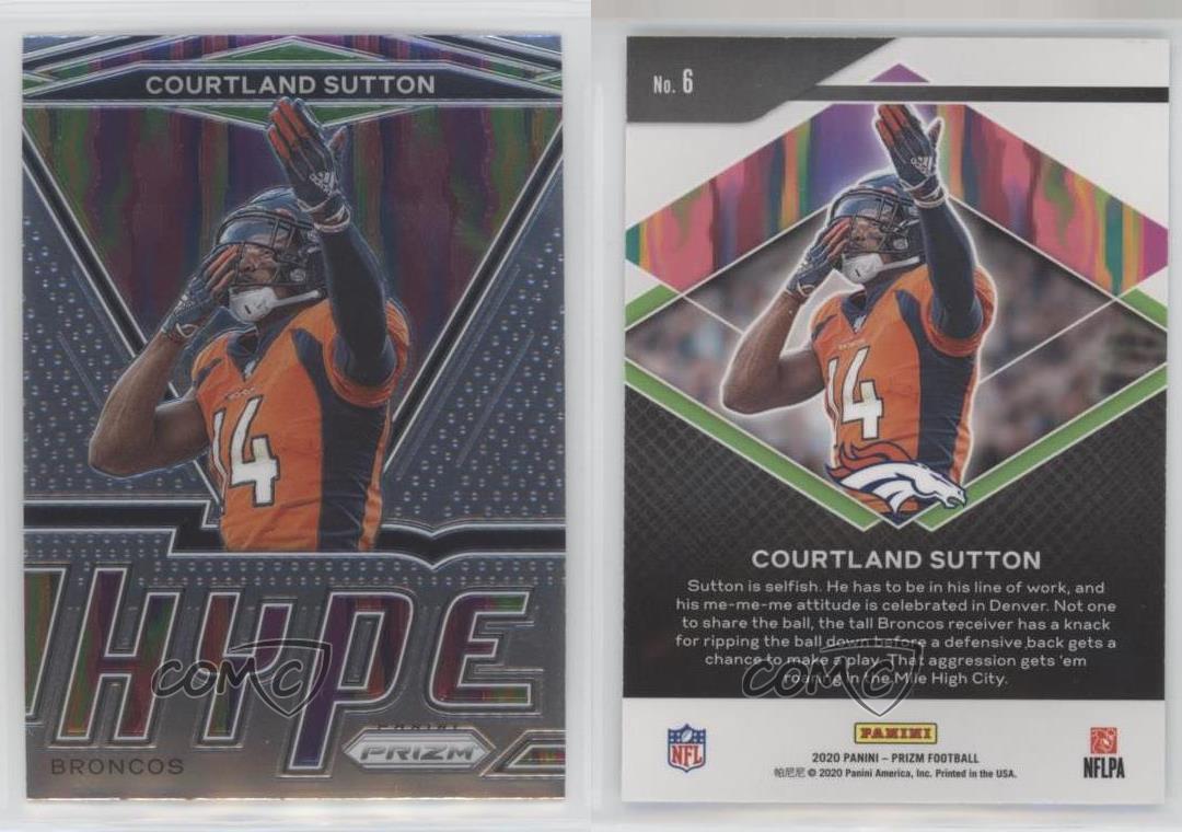 2020 Panini Prizm Hype Courtland Sutton #6 - Bild 5 von 7