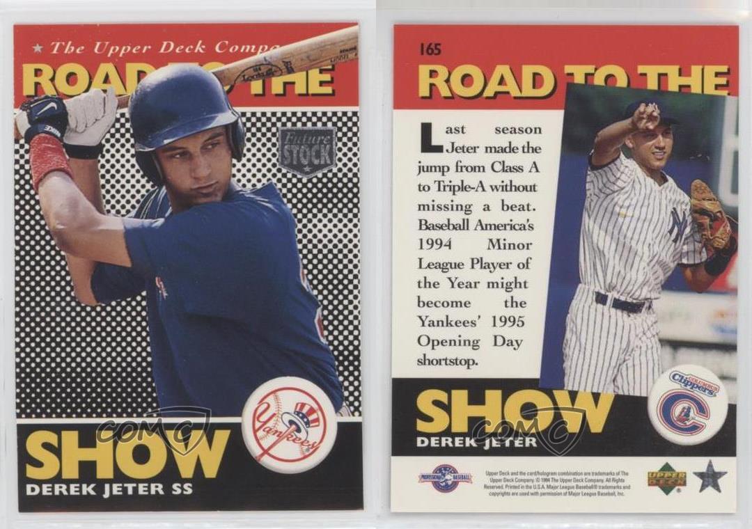 Derek Jeter 1995 Upper Deck Minors Future Stock # 165 Pre