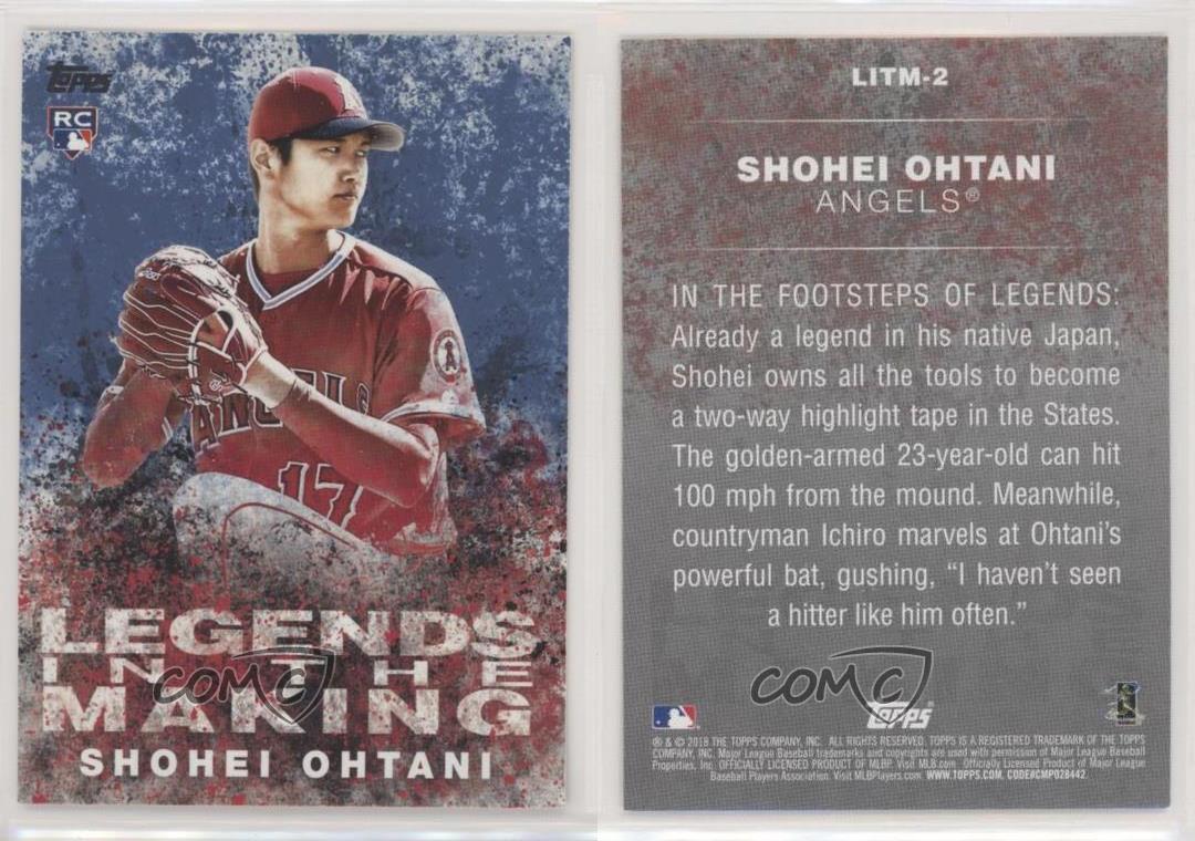 2018 TOPPS UPDATES LEGENDS IN THE MAKING BLUE YOU PICK ACUNA SOTO OHTANI RC'S 