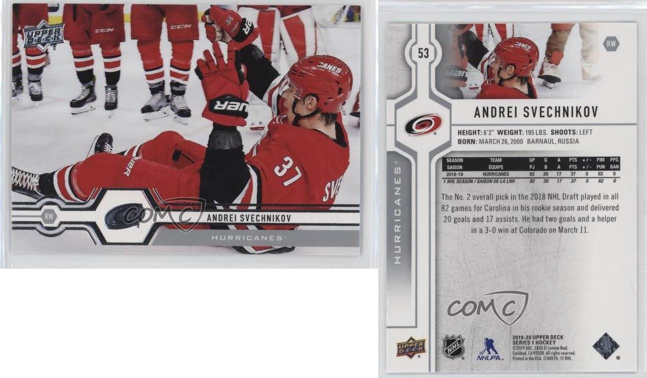 2019-20 Upper Deck Andrei Svechnikov #53