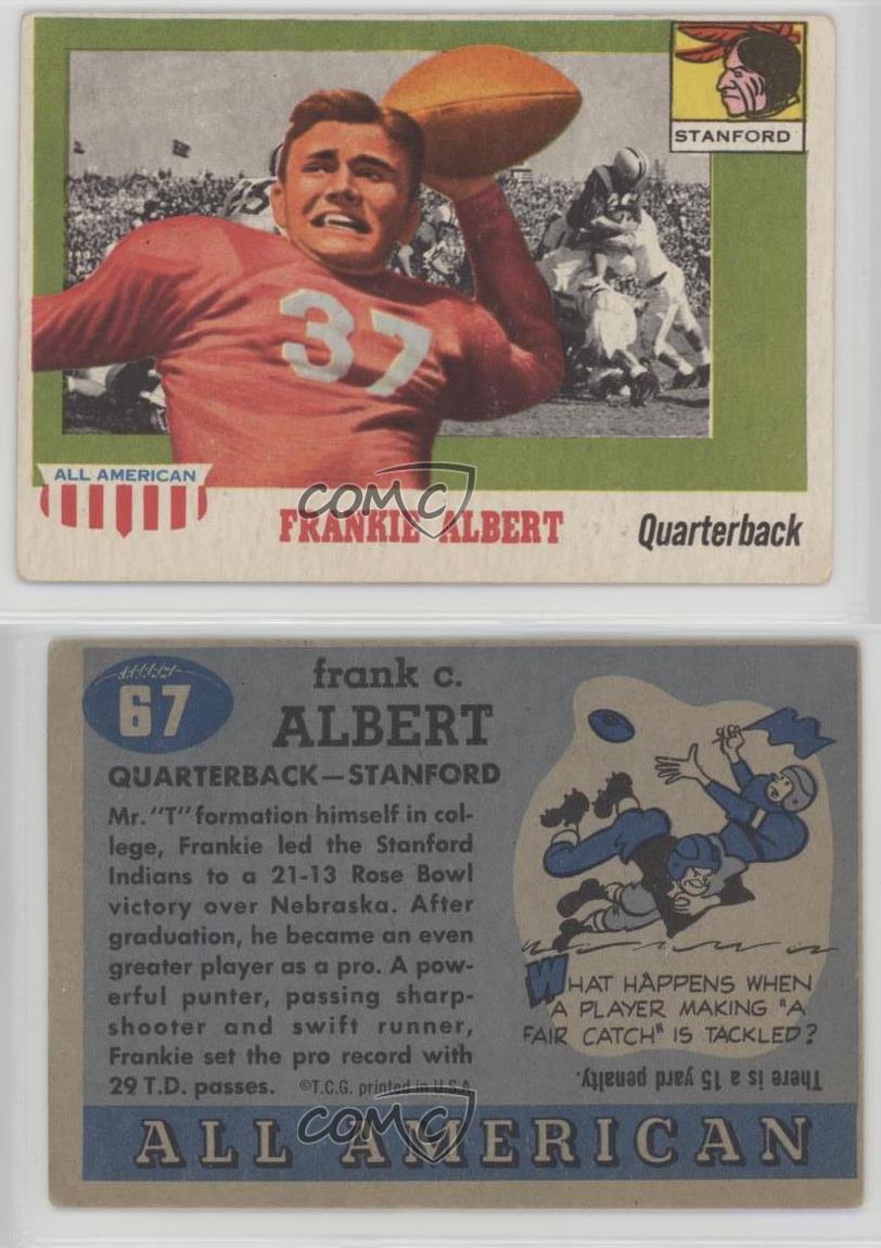 1955 Topps All American Frankie Albert #67