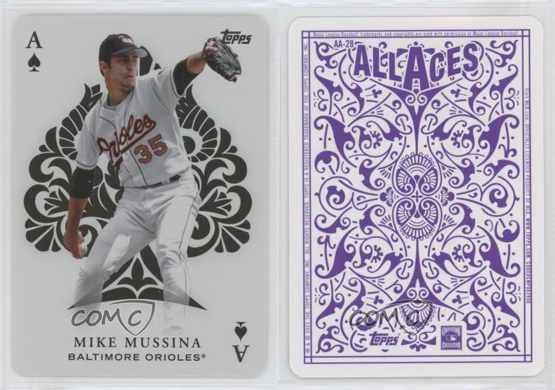 2023 Topps Series 2 # AA-28 Mike Mussina All Aces Baltimore Orioles