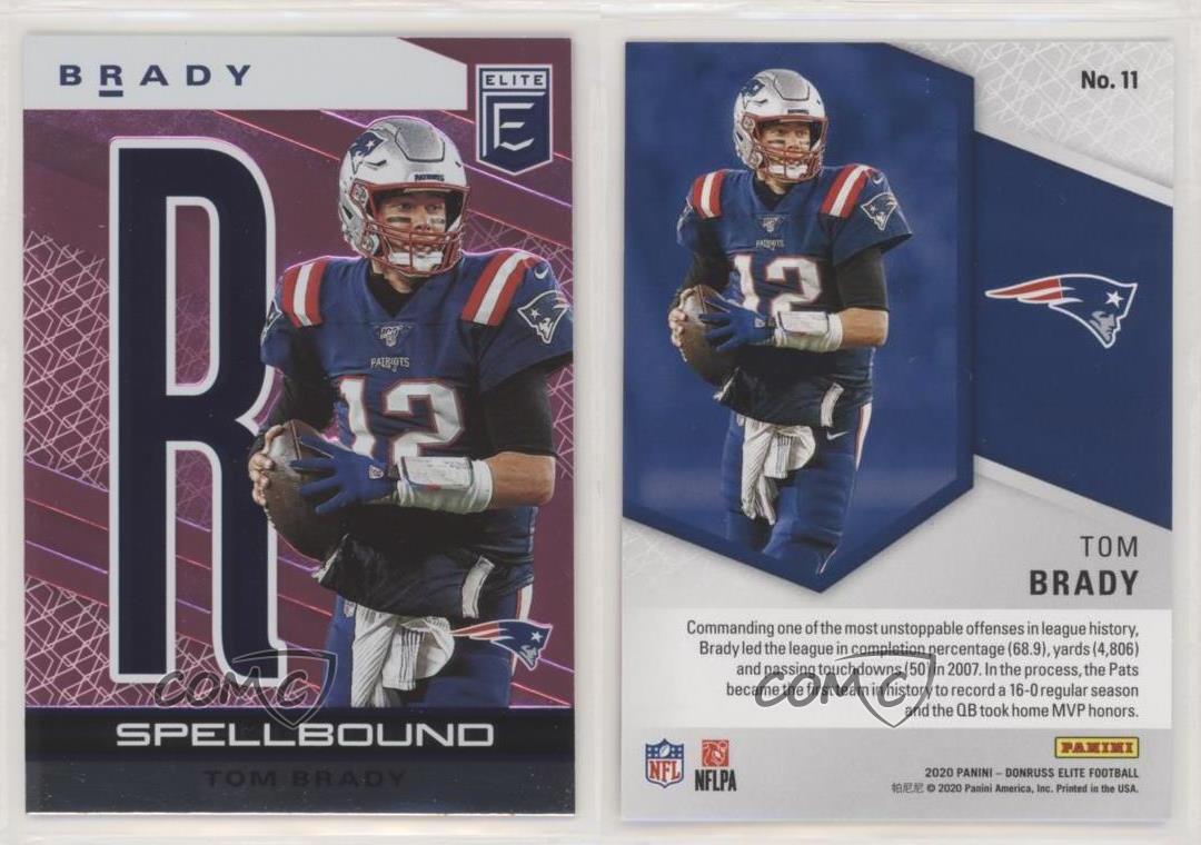 Panini Donruss Elite 2020 hechizado rosa Tom Brady #11 - Imagen 4 de 4