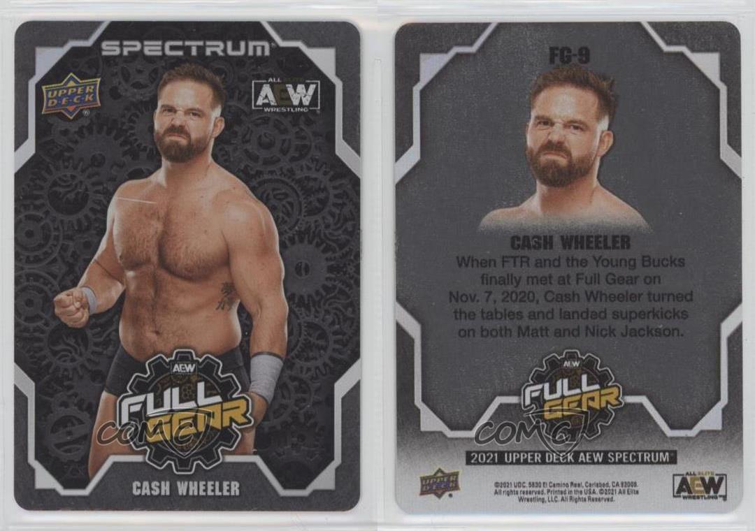 2021 Upper Deck AEW Spectrum Full Gear Dash Wilder Cash Wheeler #FG-9