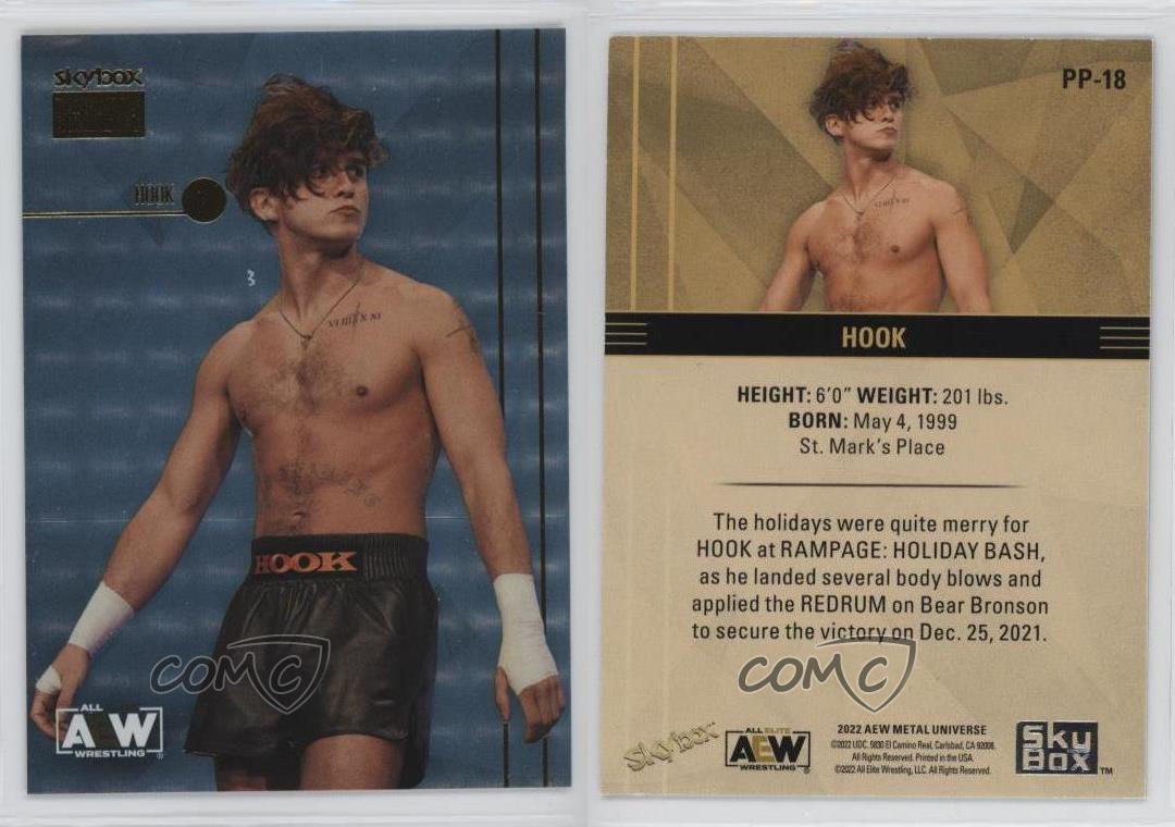 Skybox Metal Universe 2022 AEW All Elite Wrestling Star Sapphires gancho novato radiocontrol - Imagen 4 de 4