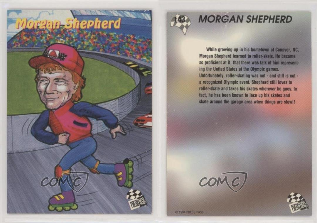1994 Press Pass Morgan Shepherd #143 - Picture 4 of 4