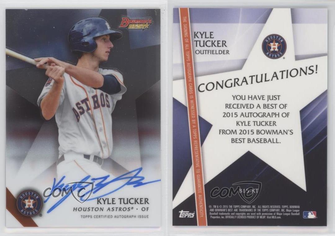 2015 Bowman's Best Best of 2015 Auto Kyle Tucker #B15-KT Auto - Picture 6 of 7