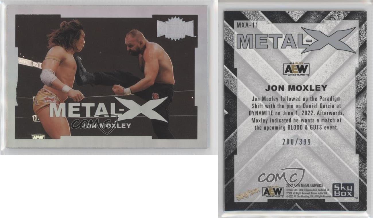 2022 Skybox Metal Universe AEW All Elite Wrestling /399 Jon Moxley #MXA-11