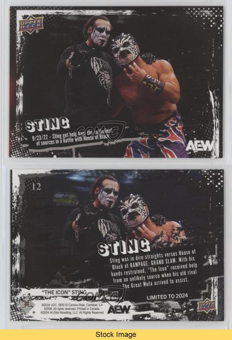2024 Upper Deck AEW The Icon Weekly Sting Great Muta #12