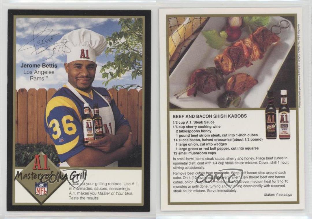 1994 A1 Masters of the Grill Jerome Bettis HOF