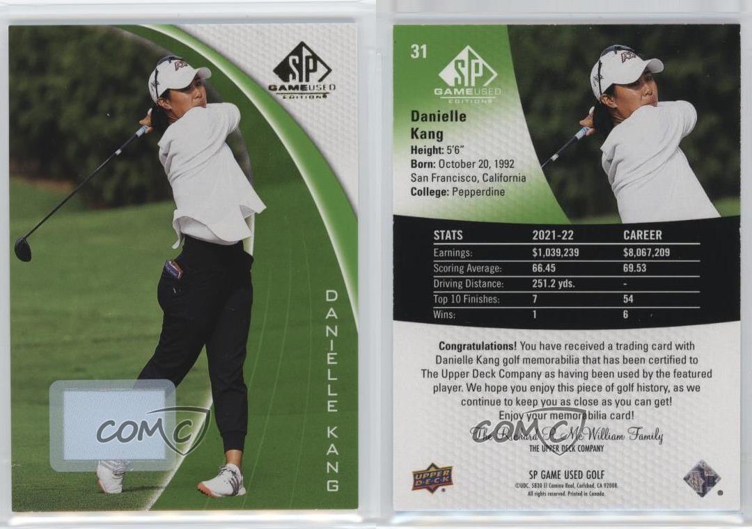 2024 SP Game Used Gold Shirt Danielle Kang #31 - Picture 3 of 5