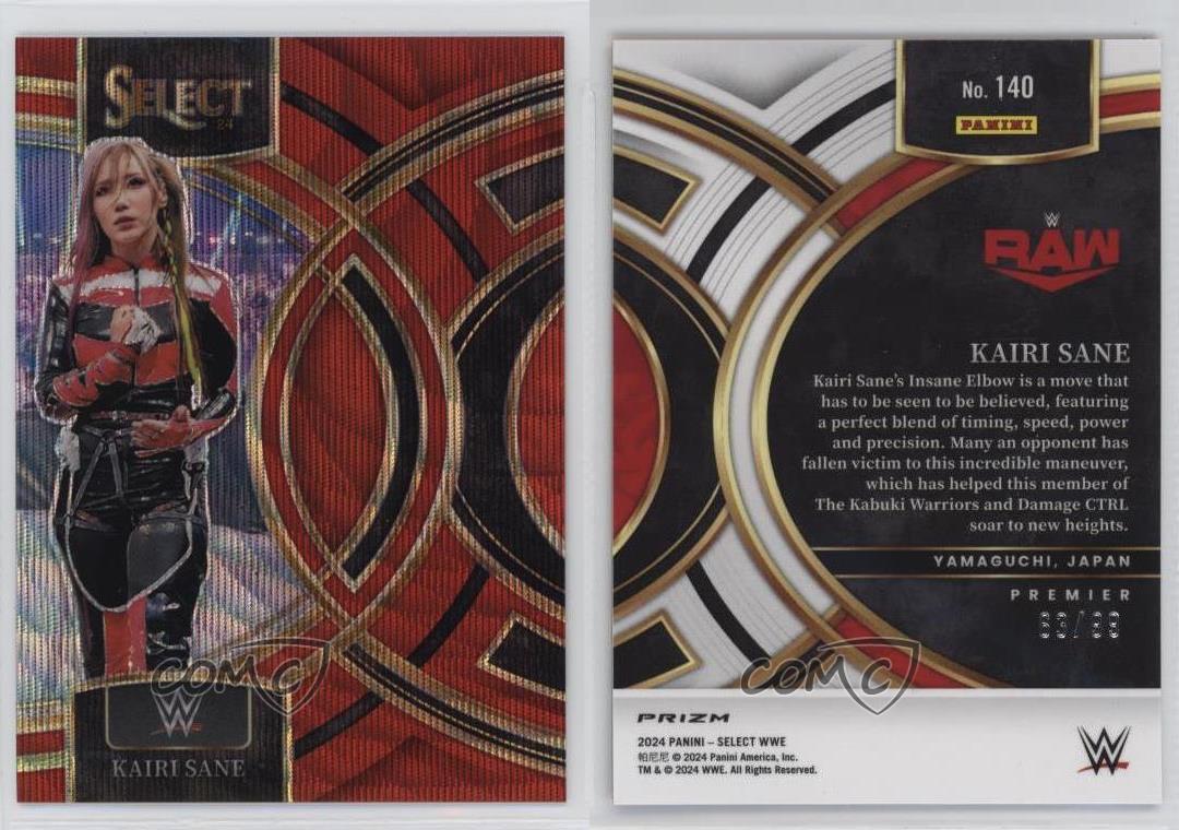 2024 Panini Select WWE Kairi Sane Premier Level Base #140