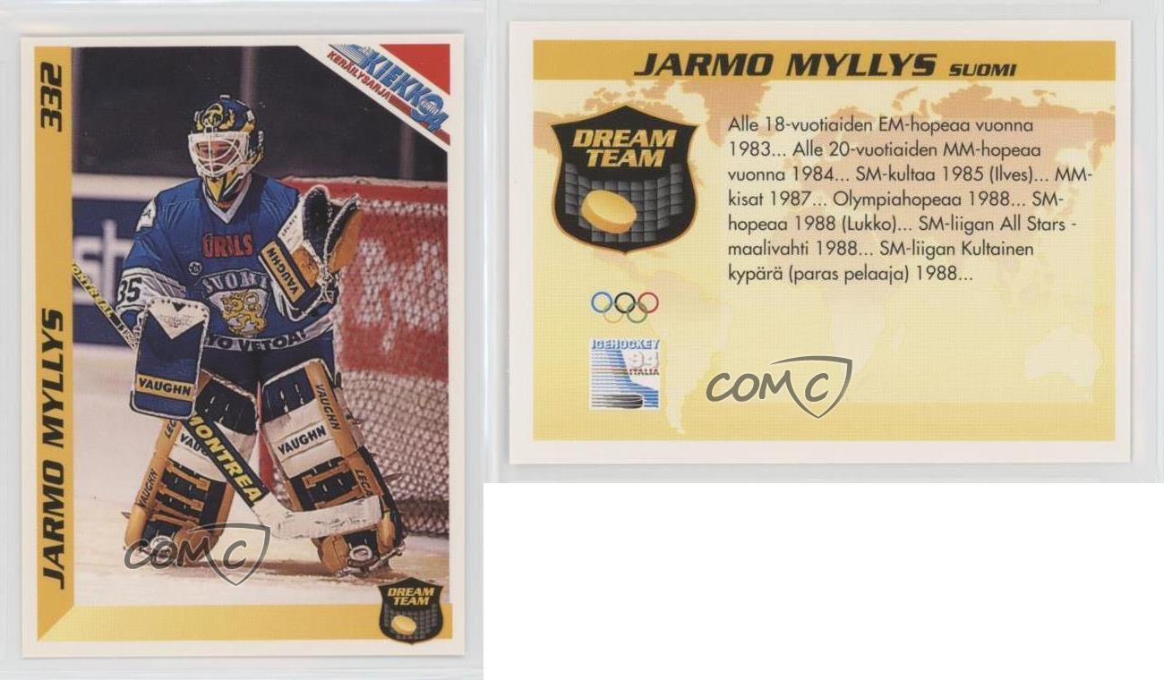 1994 Semic Jaakiekko Finnish Dream Team Jarmo Myllys #332 | eBay