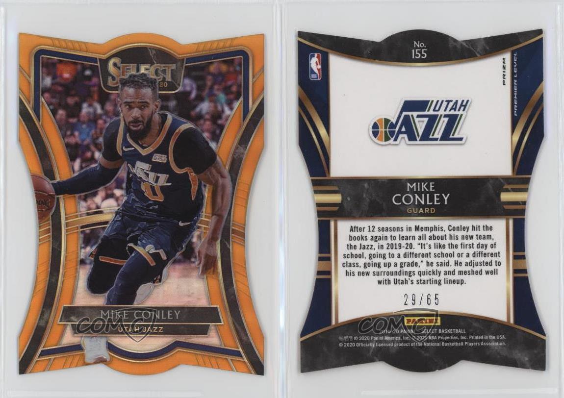 Panini Select vente en gros Premier Level Orange Prizm 2019-20 /65 Mike Conley #155