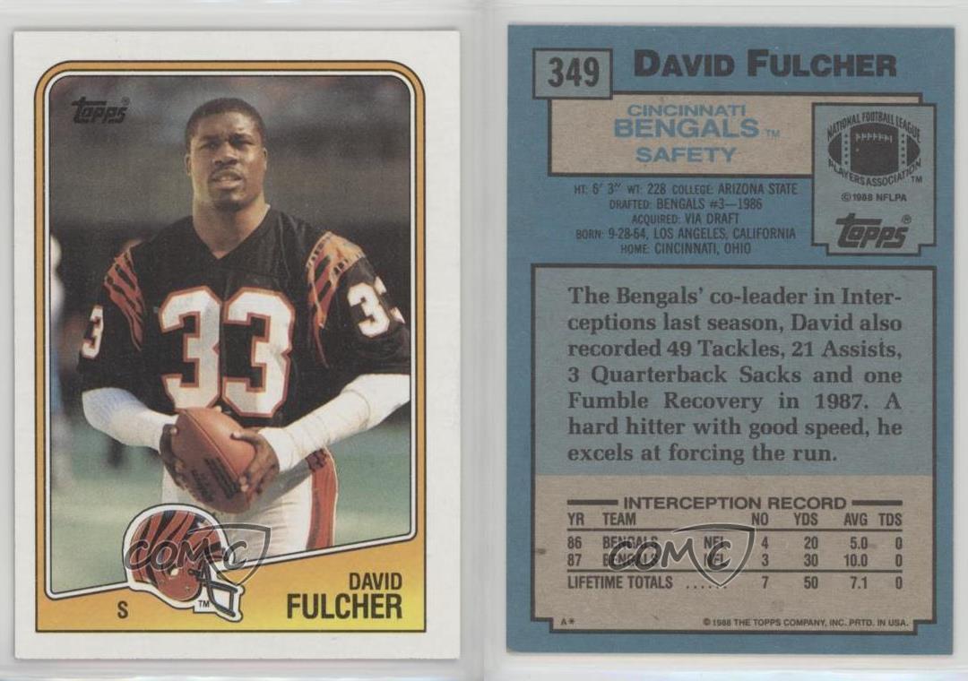 david fulcher jersey