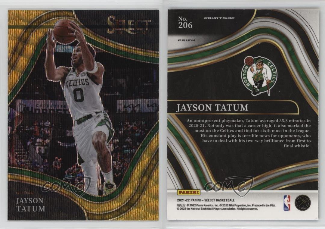 2017 Panini Select Jayson Tatum Rookie White Prizm Concourse