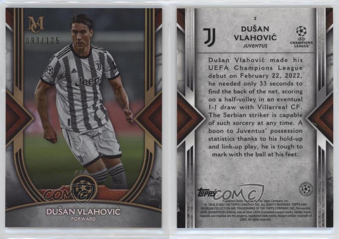 2022-23 Topps Museum Collection UCL Copper /125 Dusan