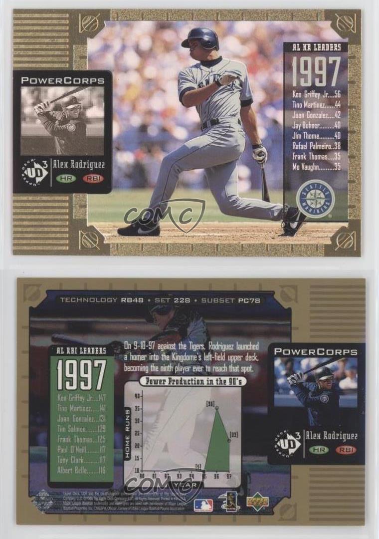 1998 Upper Deck UD3 Alex Rodriguez #228